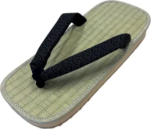 Japanese Sandal Rush Sponge sole Sandal thong Up to oversize men's