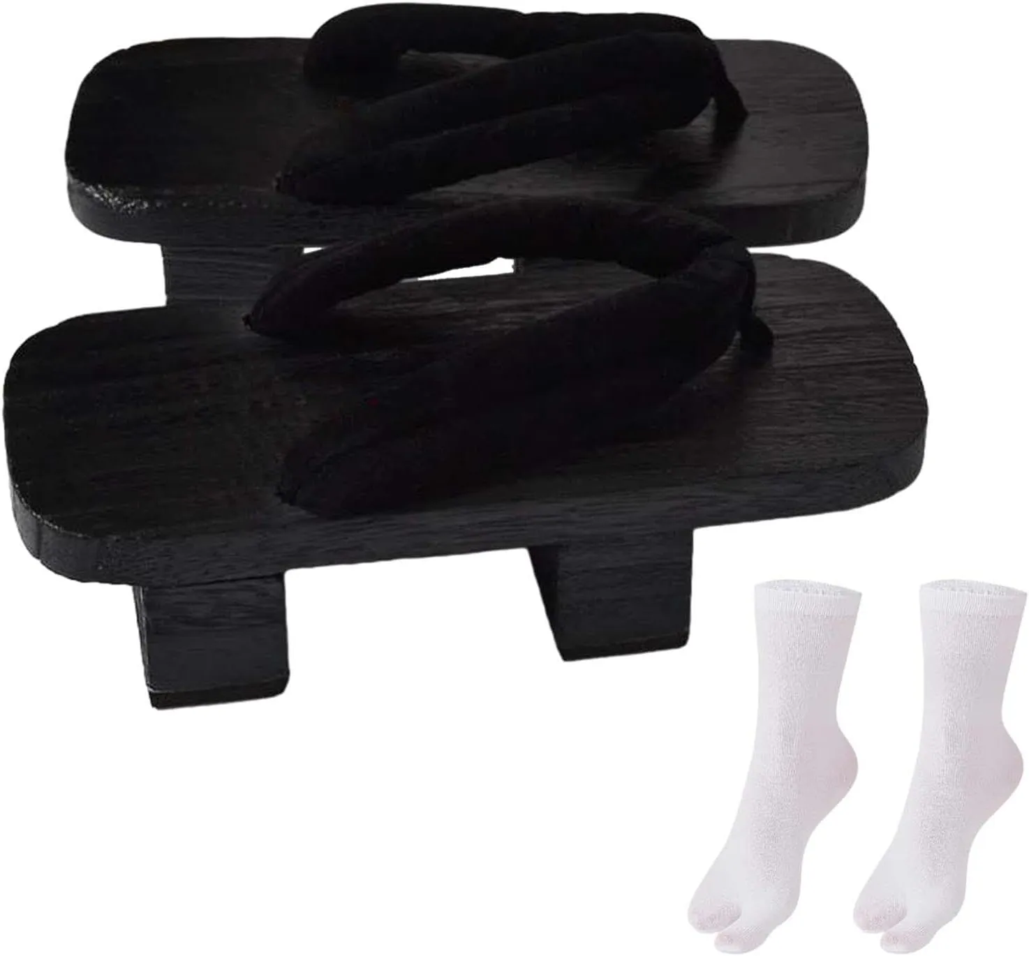 Japanese Wooden Clogs Japan Shoes Geta Shower Sandals Traditional Flip Flops Casual for Men Women Sandals Slippers for Travel