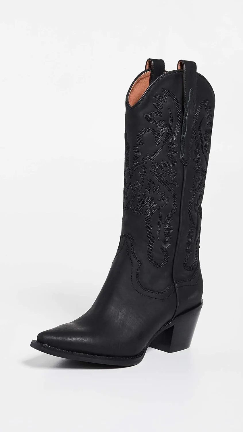 Jeffrey Campbell Women's Cambell Starwood Tall Western Boot Snip Toe
