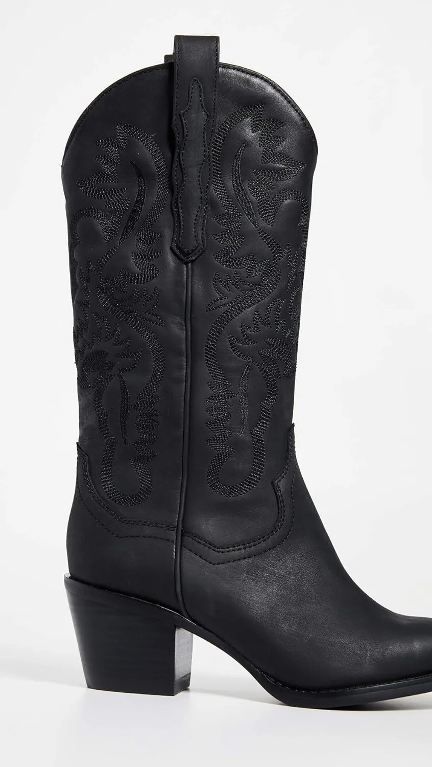 Jeffrey Campbell Women's Cambell Starwood Tall Western Boot Snip Toe