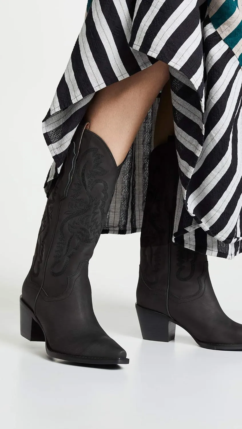 Jeffrey Campbell Women's Cambell Starwood Tall Western Boot Snip Toe