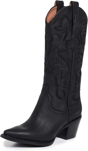 Jeffrey Campbell Women's Cambell Starwood Tall Western Boot Snip Toe