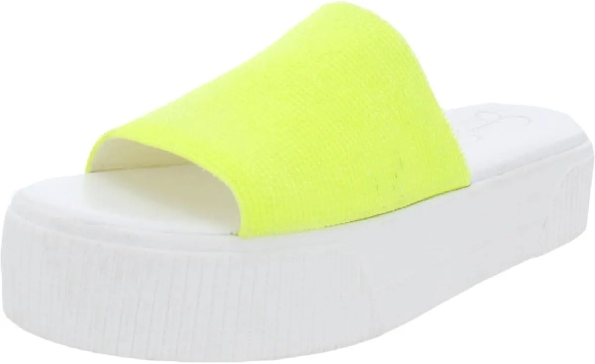 Jessica Simpson Womens Ezira Open Toe Embellished Flatform Sandals