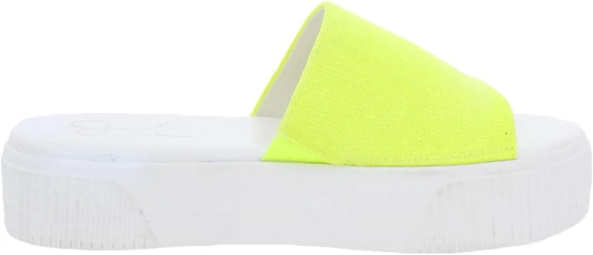 Jessica Simpson Womens Ezira Open Toe Embellished Flatform Sandals
