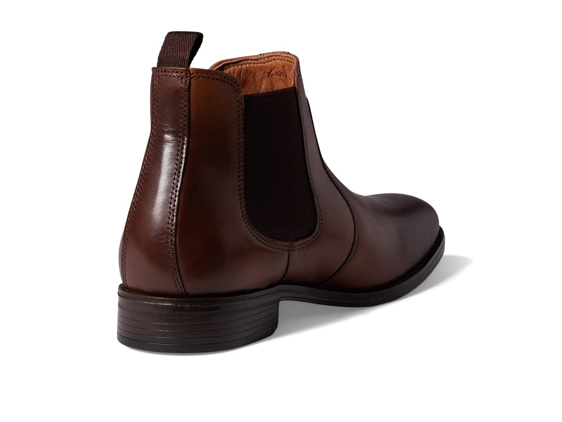 Johnston & Murphy Lewis Chelsea Boot Tan Full Grain 10.5 M (D)