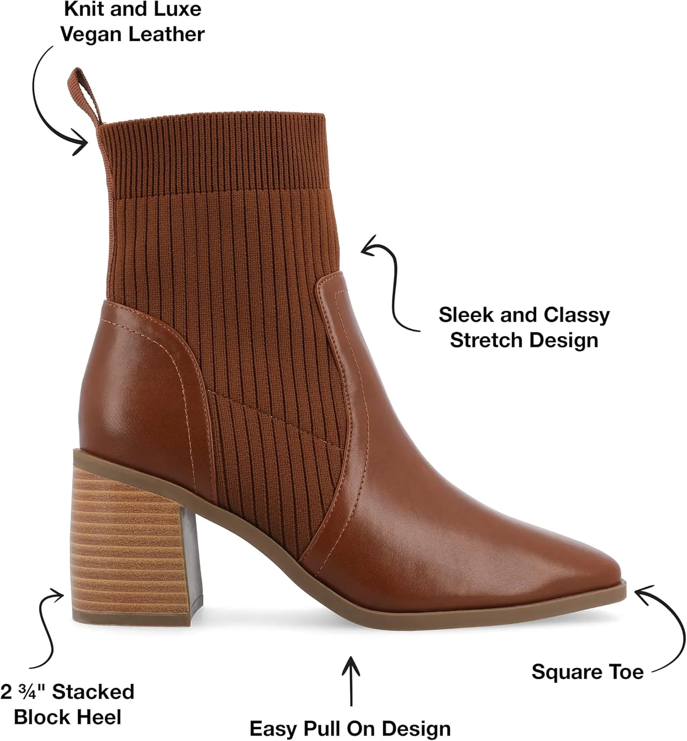 Journee Women's Comfort Foam Harlowe Booties