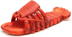 JOYEAR Lobster Flip Flops - Slipper & Slide Pool Beach Shower Shoes in Deep Red
