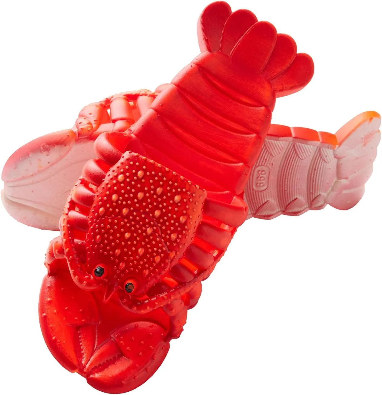 JOYEAR Lobster Flip Flops - Slipper & Slide Pool Beach Shower Shoes in Deep Red