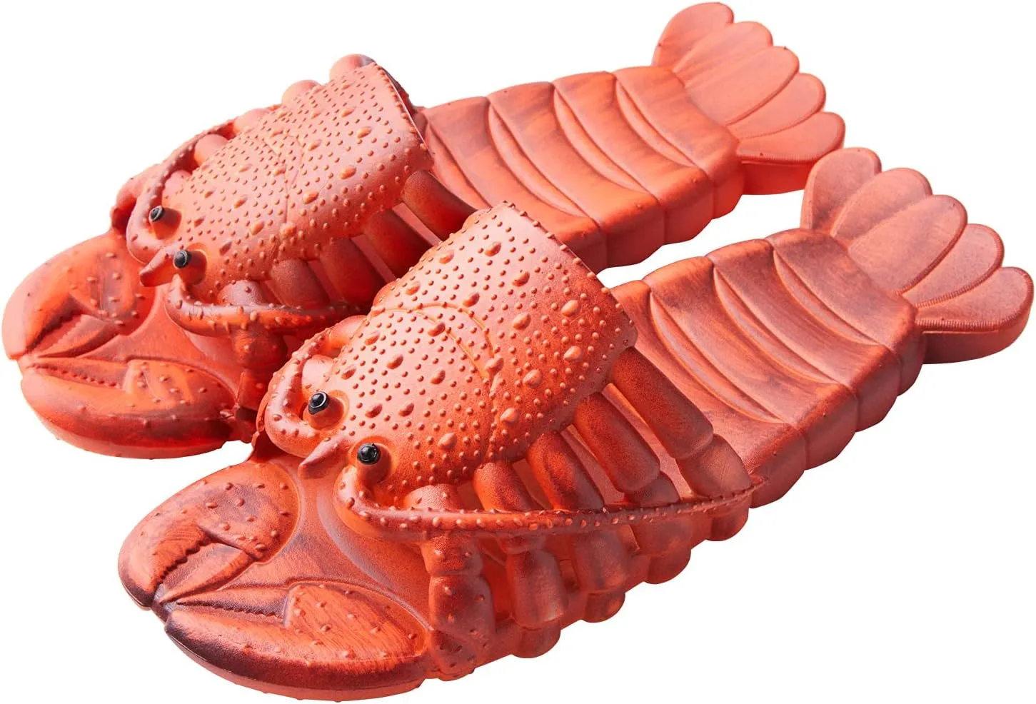 JOYEAR Lobster Flip Flops - Slipper & Slide Pool Beach Shower Shoes in Deep Red