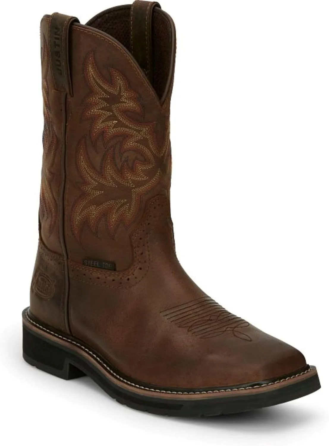 Justin Men's Driller 11" Steel Toe Work Boot