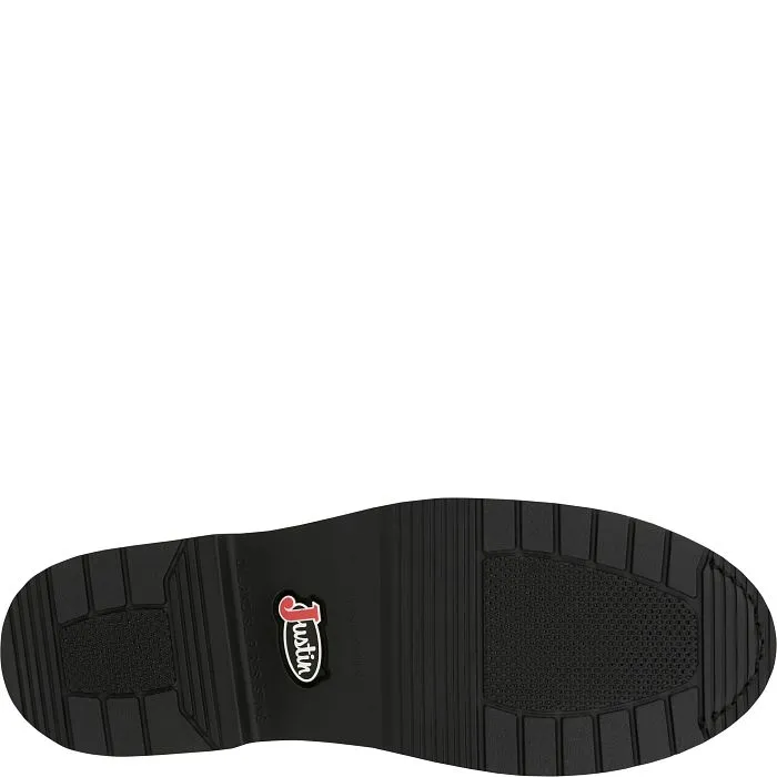 Justin Round Up Aged Bark 10" Round Toe