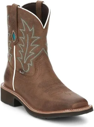 Justin Women's Gypsy EMA Wide Square Toe 8in Top Boot