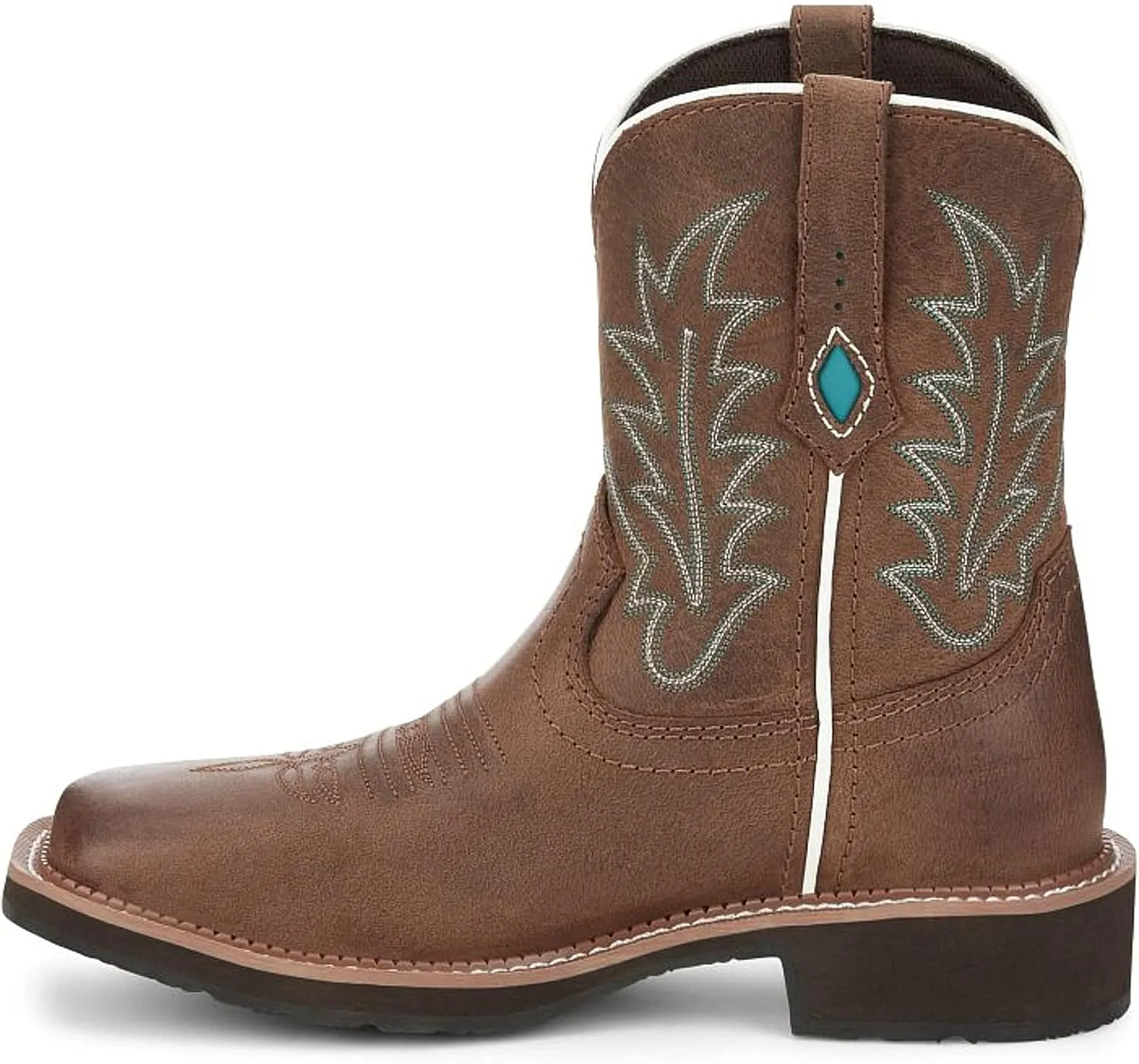 Justin Women's Gypsy EMA Wide Square Toe 8in Top Boot