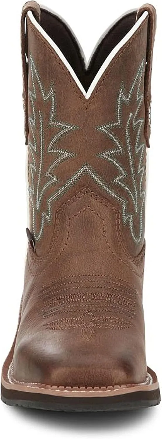 Justin Women's Gypsy EMA Wide Square Toe 8in Top Boot