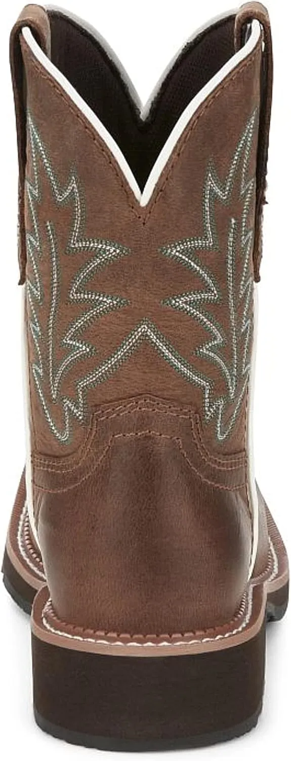 Justin Women's Gypsy EMA Wide Square Toe 8in Top Boot