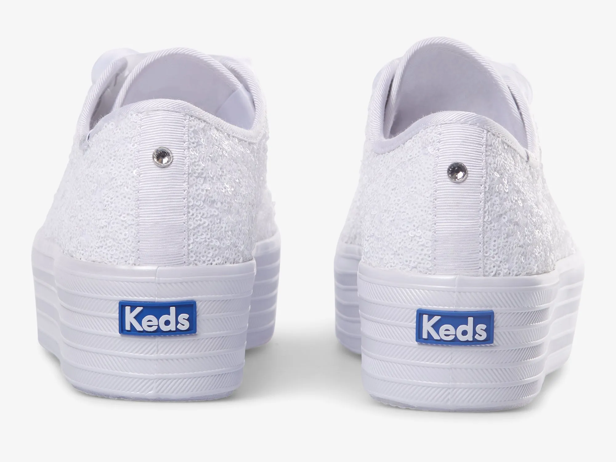 KEDS TRIPLE UP SEQUINS CEL WHITE
