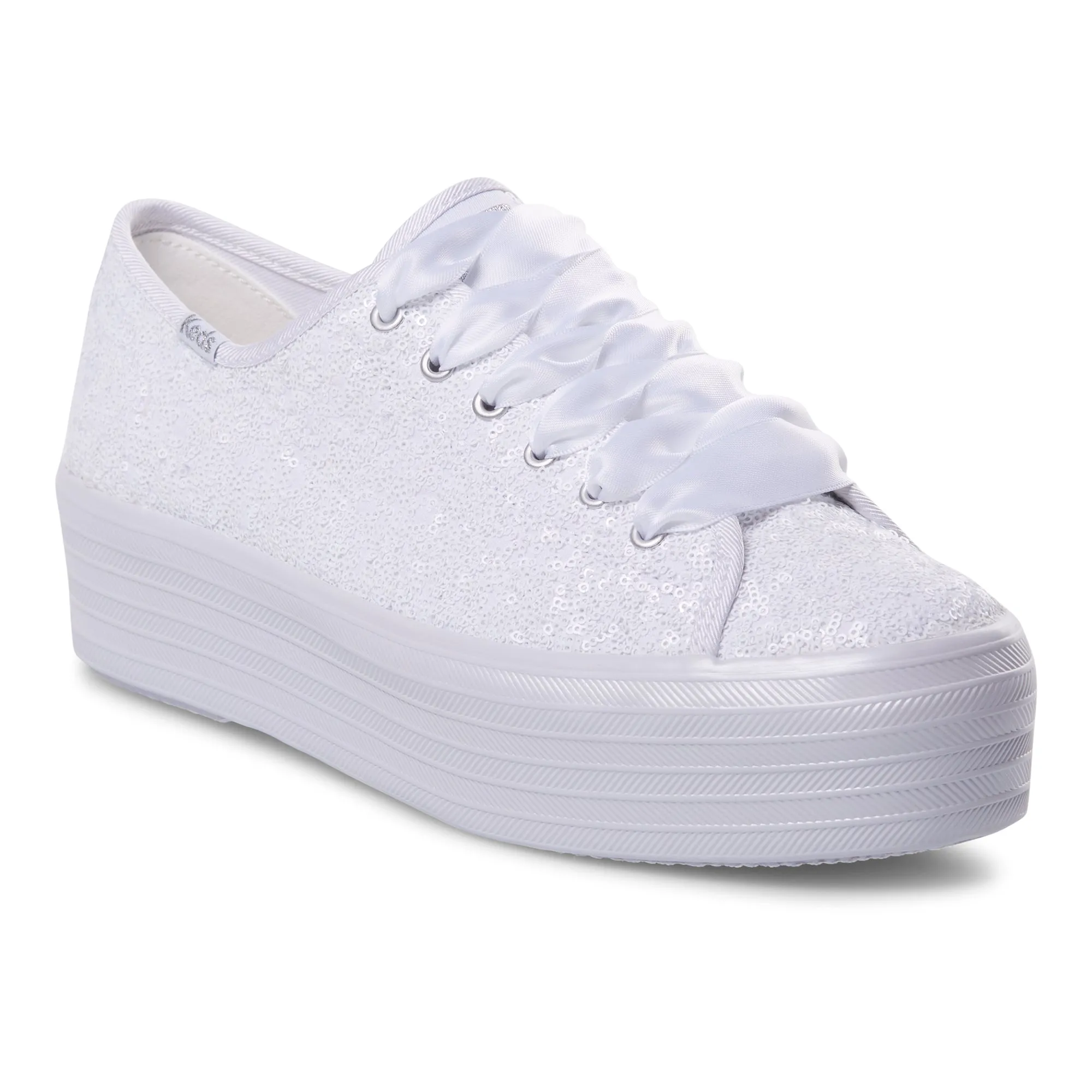 KEDS TRIPLE UP SEQUINS CEL WHITE