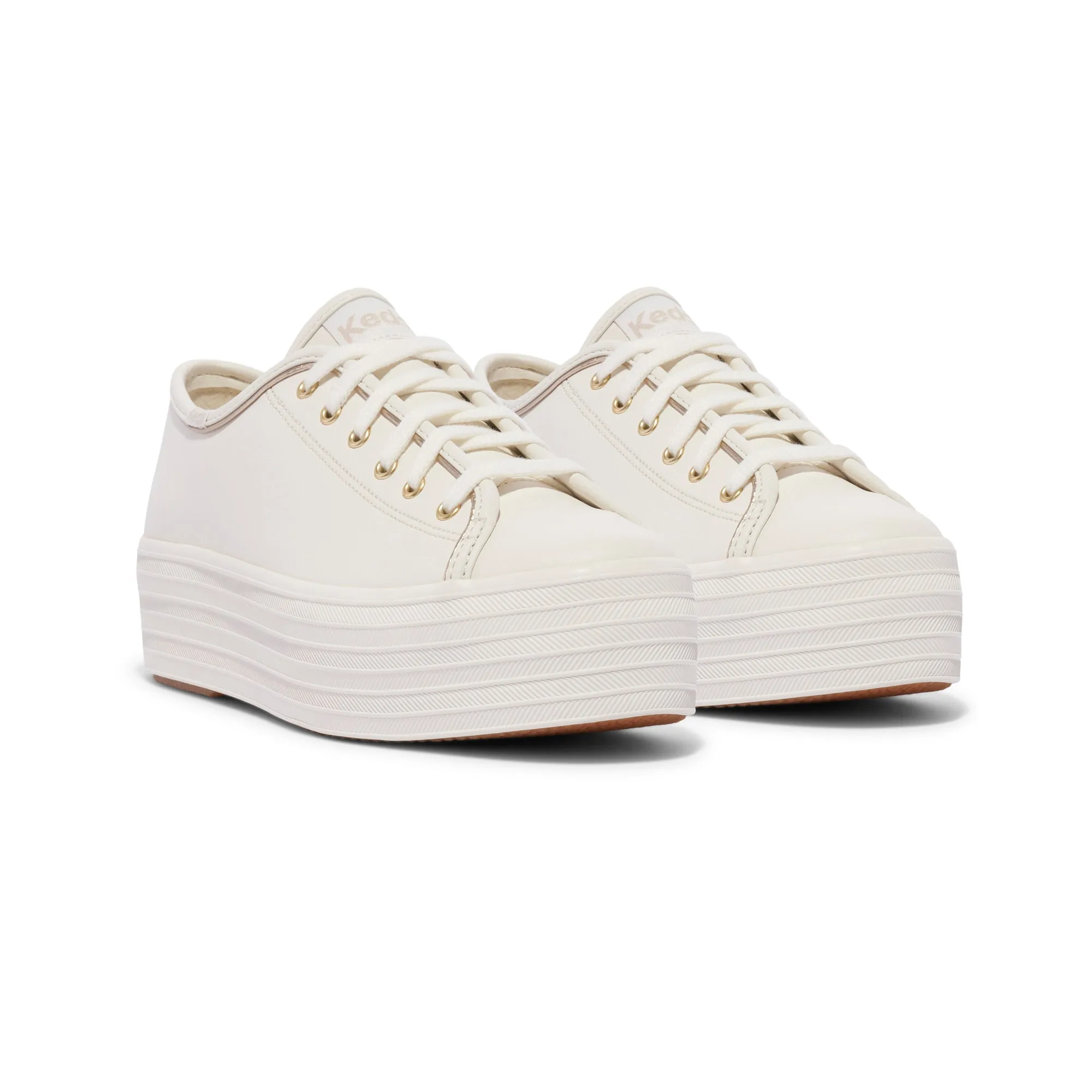 KEDS TRIPLE UP WHITE/GOLD