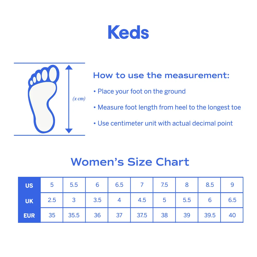 KEDS TRIPLE UP WHITE/GOLD