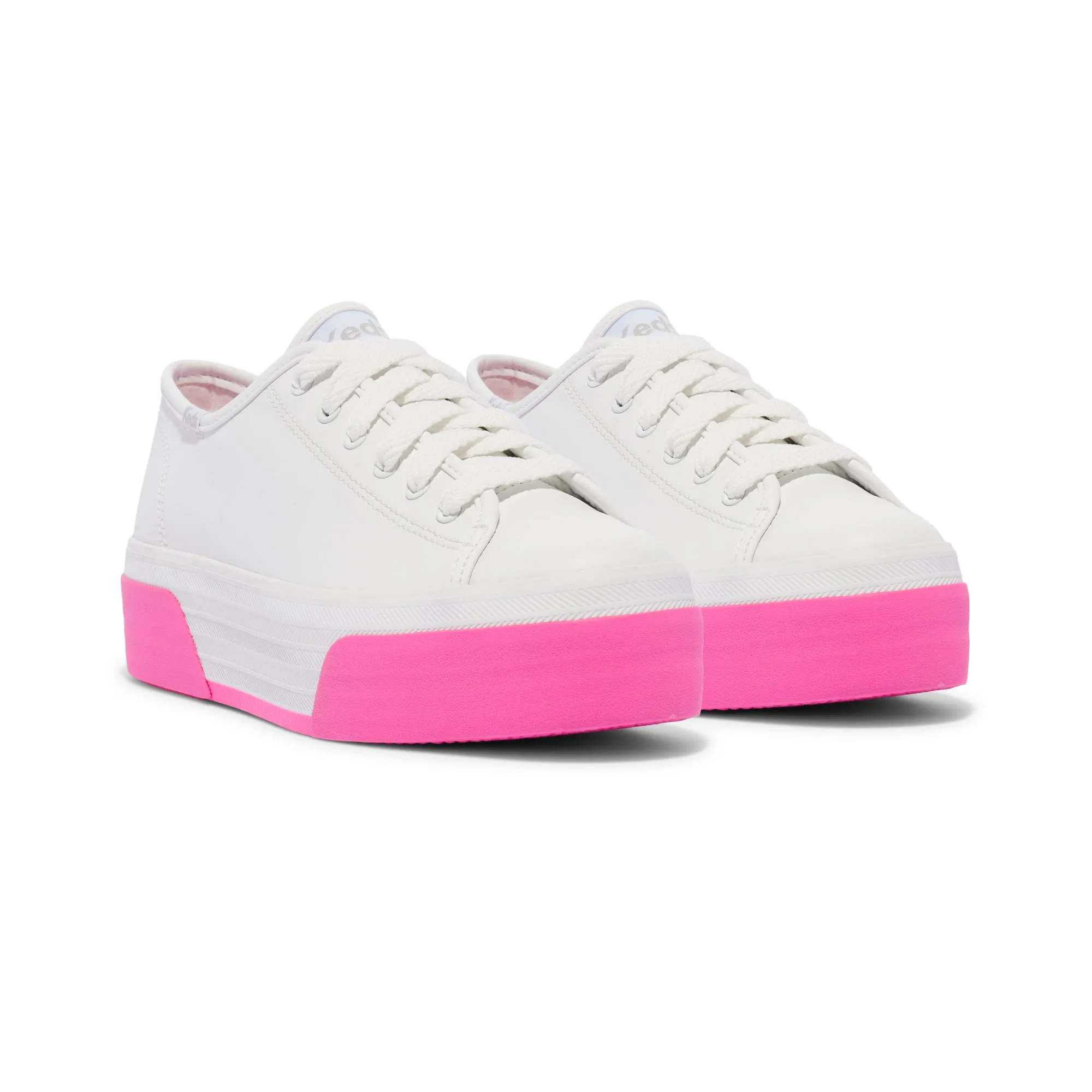 KEDS TRIPLE UP WHITE/PINK