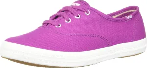 Keds Women's Champion Seasonal Solids Sneaker, Pink, 6