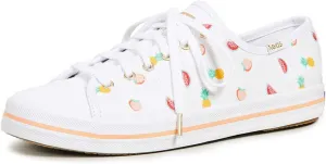 Keds Women's Kickstart Sunnylife Fruits Fashion Sneaker, White 7
