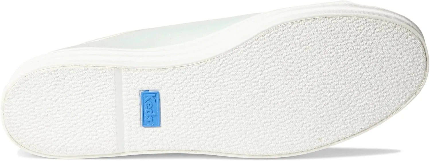 Keds Womens Triple Kick Canvas Daisy Embroidery Lace Up Sneakers Shoes Casual - Blue