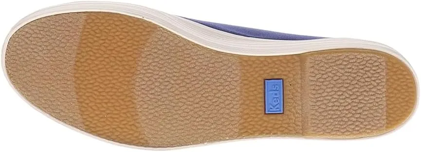 Keds Womens Triple Kick Canvas Daisy Embroidery Lace Up Sneakers Shoes Casual - Blue