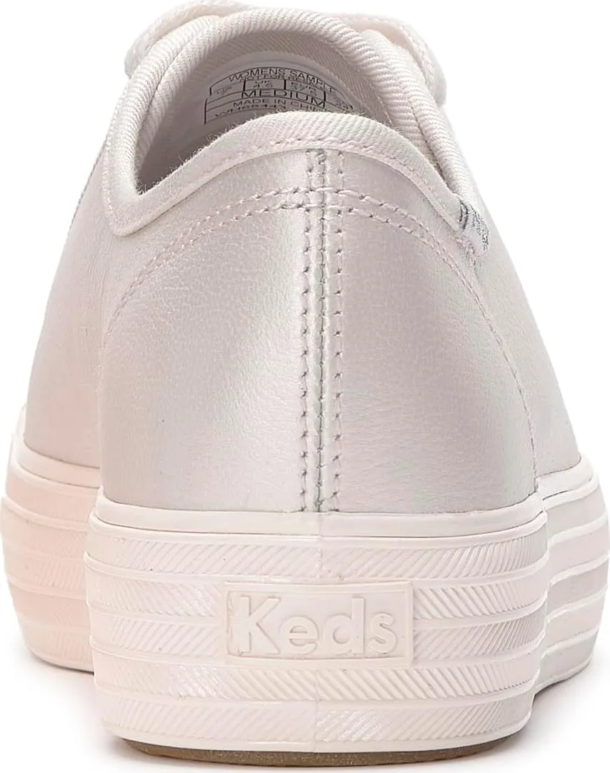 Keds Women's Triple Kick Leather Fashion Sneaker