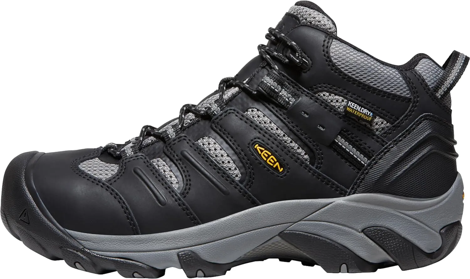 KEEN Utility Men's Lansing Mid Height Steel Toe Waterproof Work Boots