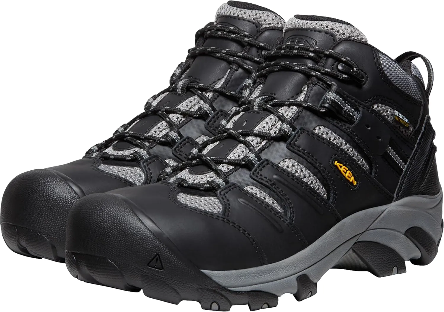 KEEN Utility Men's Lansing Mid Height Steel Toe Waterproof Work Boots