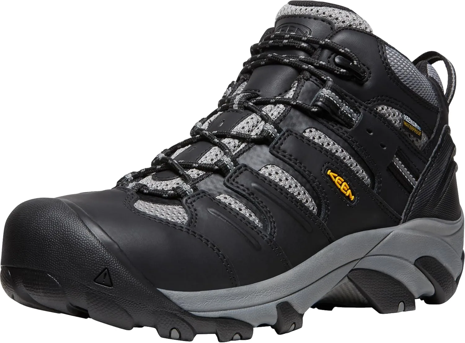 KEEN Utility Men's Lansing Mid Height Steel Toe Waterproof Work Boots