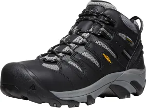 KEEN Utility Men's Lansing Mid Height Steel Toe Waterproof Work Boots