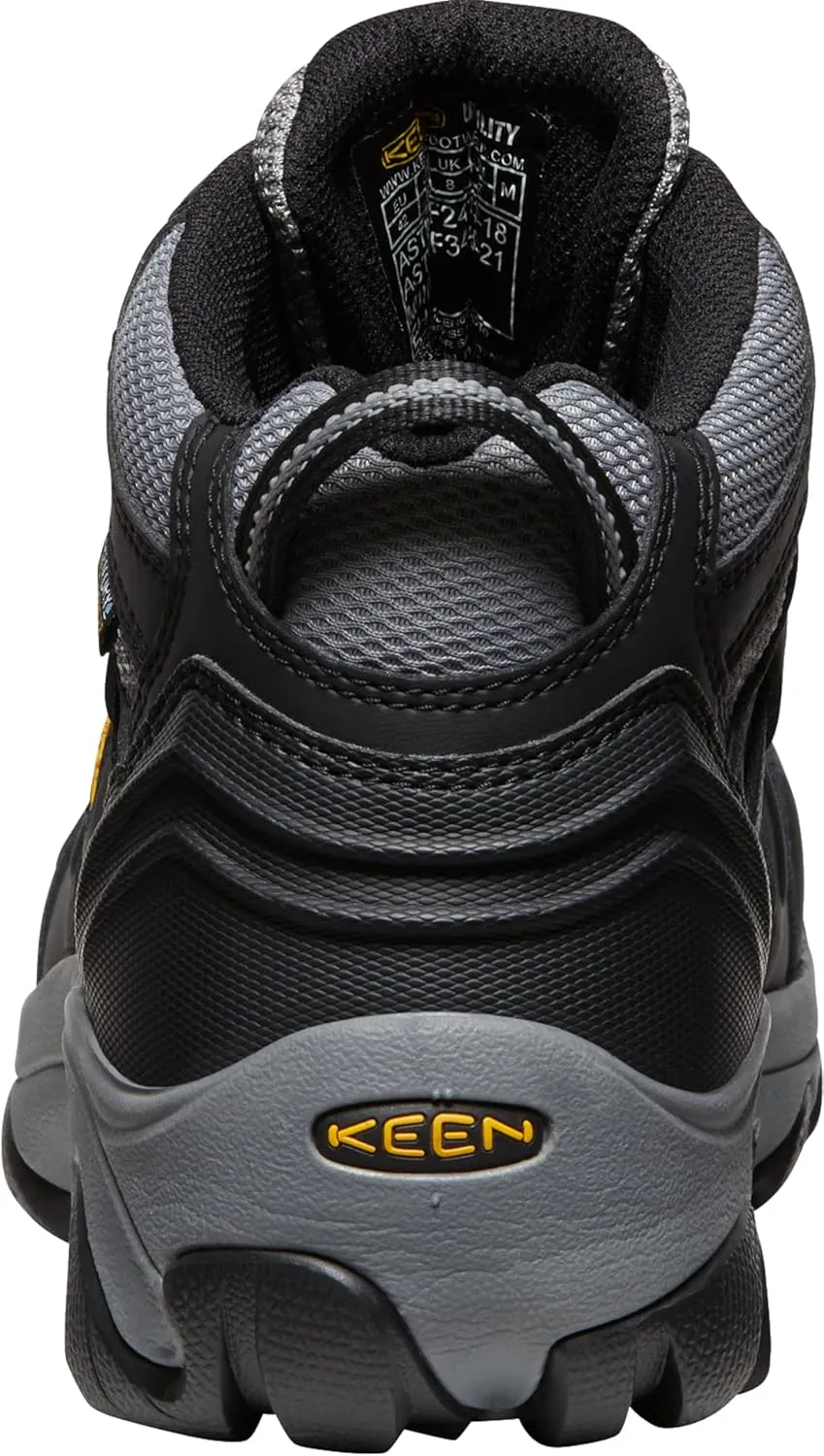 KEEN Utility Men's Lansing Mid Height Steel Toe Waterproof Work Boots