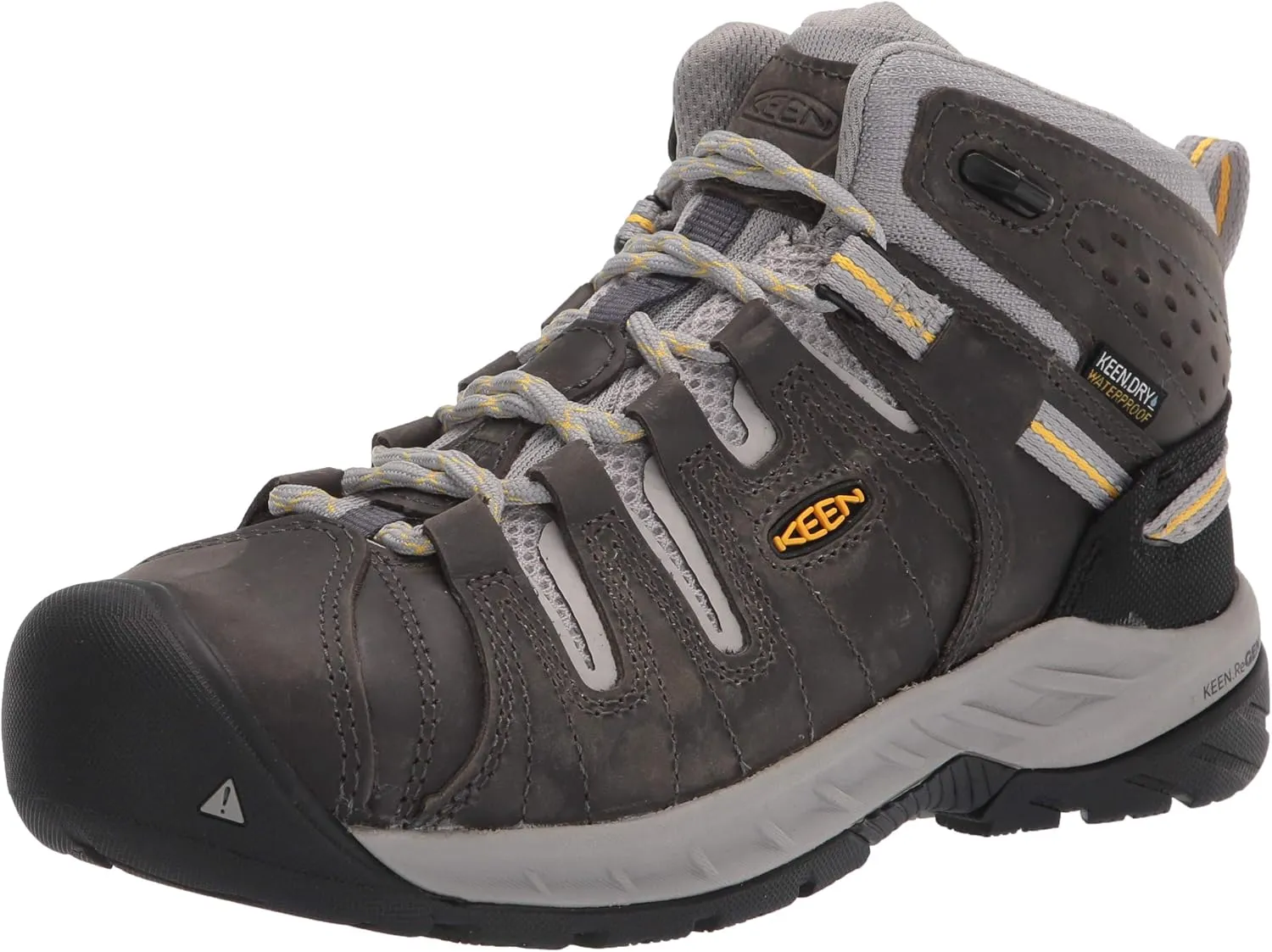 KEEN Utility Women's Flint 2 Mid Height Steel Toe Waterproof Non Slip Work Boot