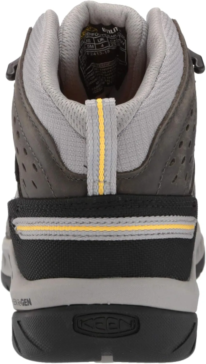 KEEN Utility Women's Flint 2 Mid Height Steel Toe Waterproof Non Slip Work Boot