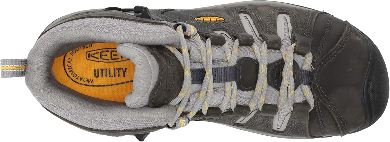 KEEN Utility Women's Flint 2 Mid Height Steel Toe Waterproof Non Slip Work Boot