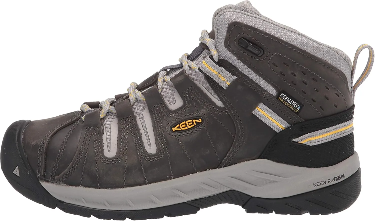 KEEN Utility Women's Flint 2 Mid Height Steel Toe Waterproof Non Slip Work Boot