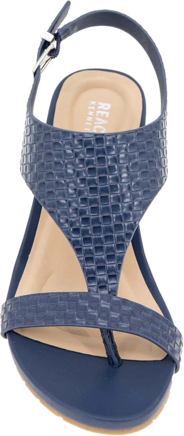 Kenneth Cole REACTION Women's Greatly Thong Wedge Sandal
