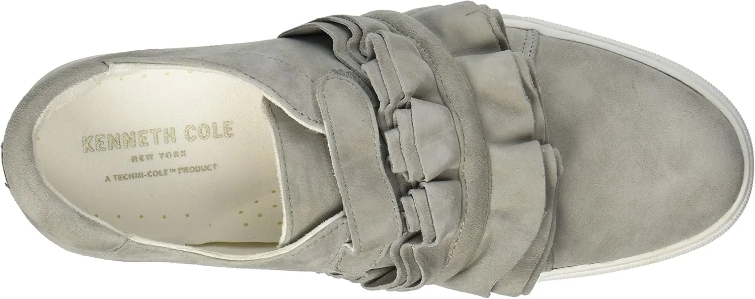 Kenneth Cole Women's Ashlee Platform Sneaker with Ruffle Detail