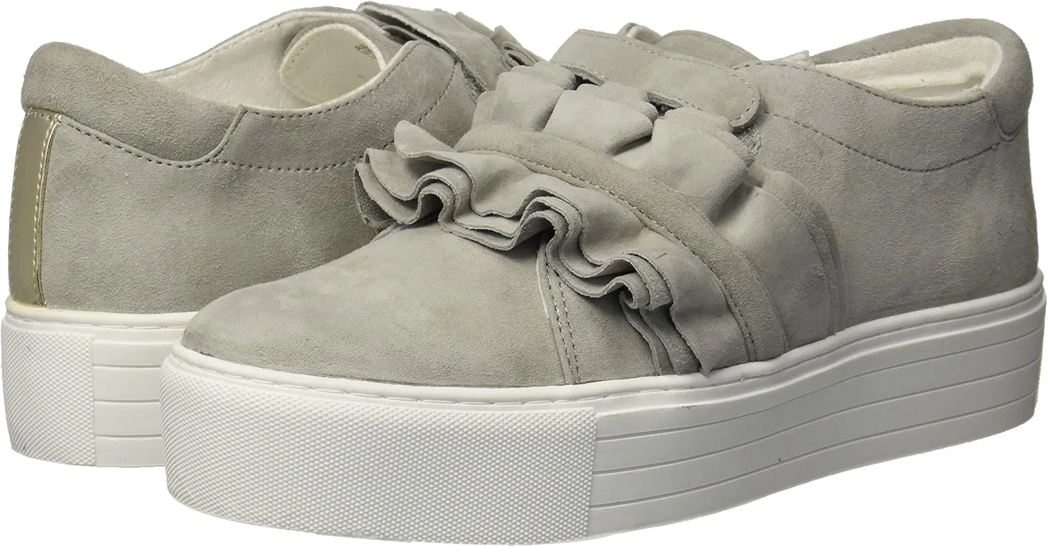Kenneth Cole Women's Ashlee Platform Sneaker with Ruffle Detail
