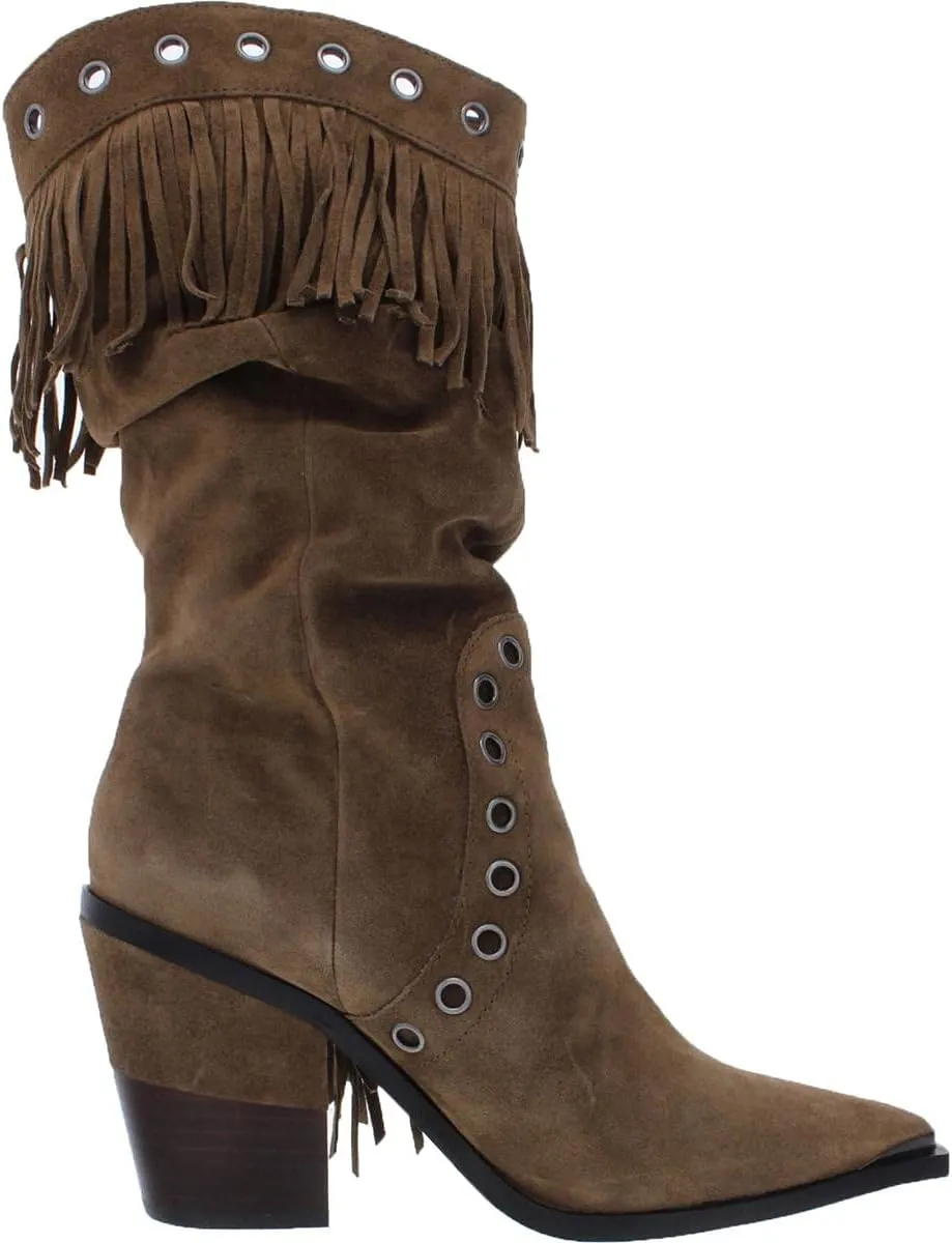 Kenneth Cole Women's West Side Mid Fringe Fashion Boot
