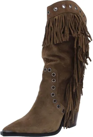 Kenneth Cole Women's West Side Mid Fringe Fashion Boot