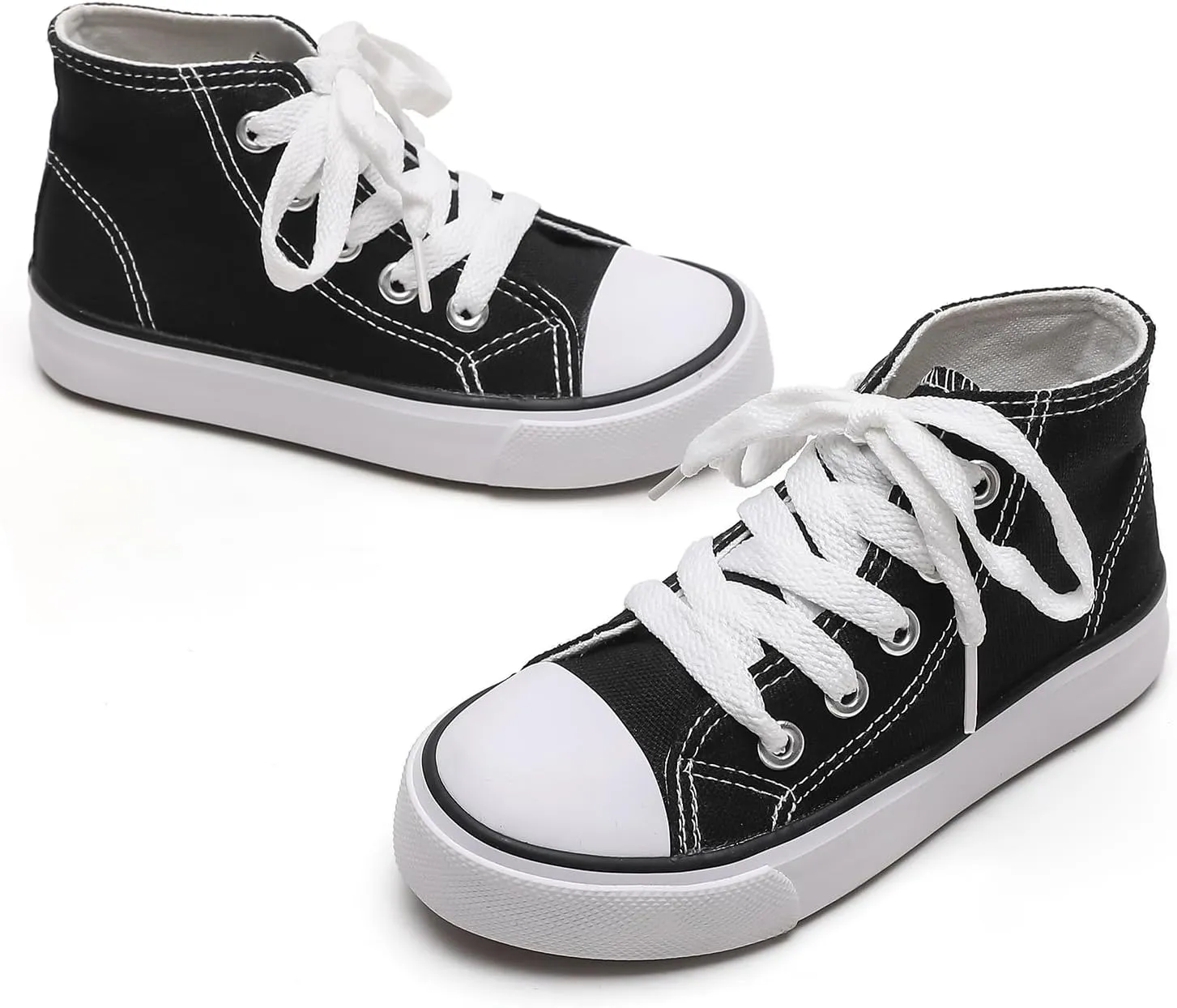 Kids Canvas Shoes Boys and Girls Low Top Slip On Sneakers