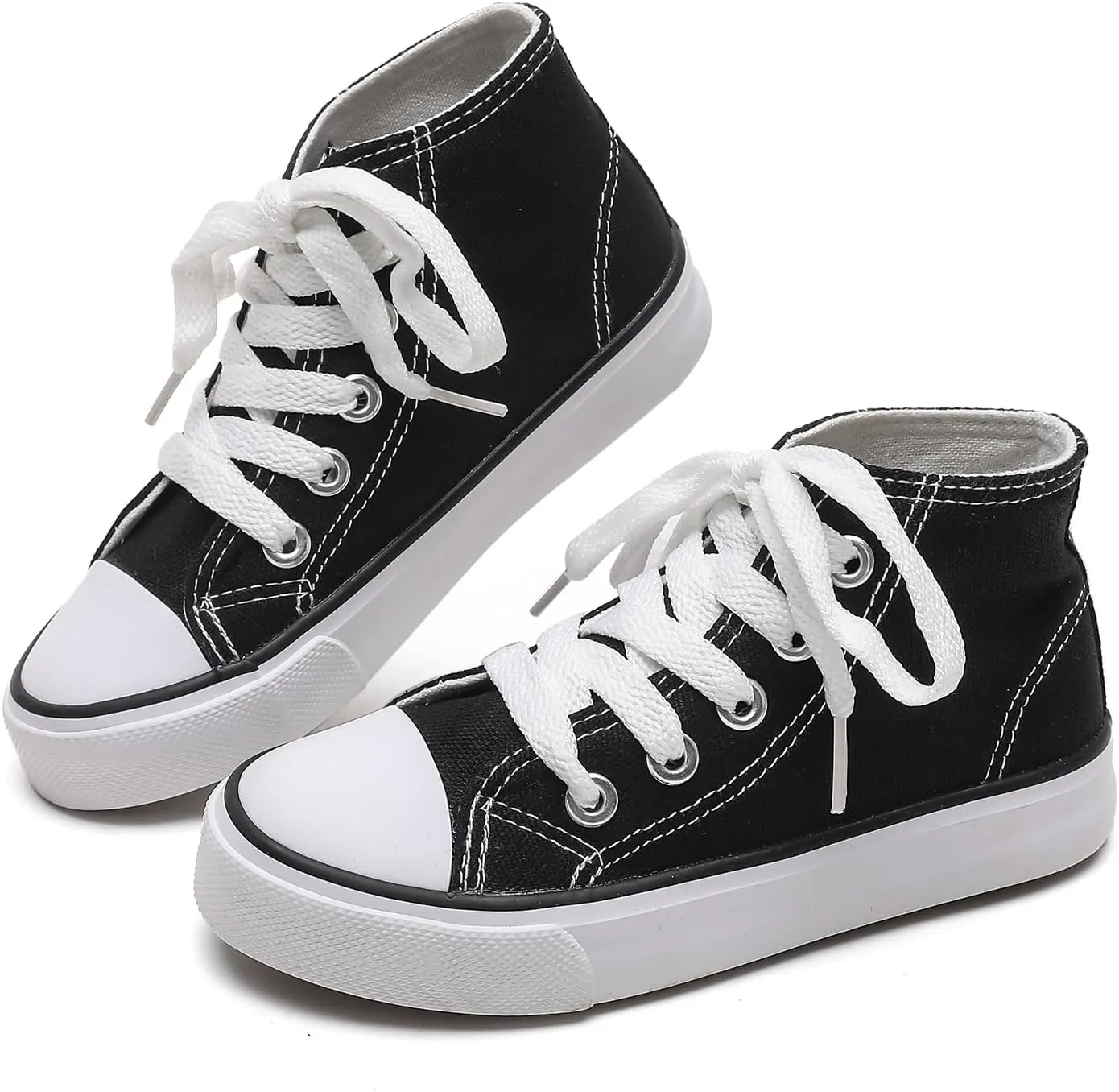Kids Canvas Shoes Boys and Girls Low Top Slip On Sneakers
