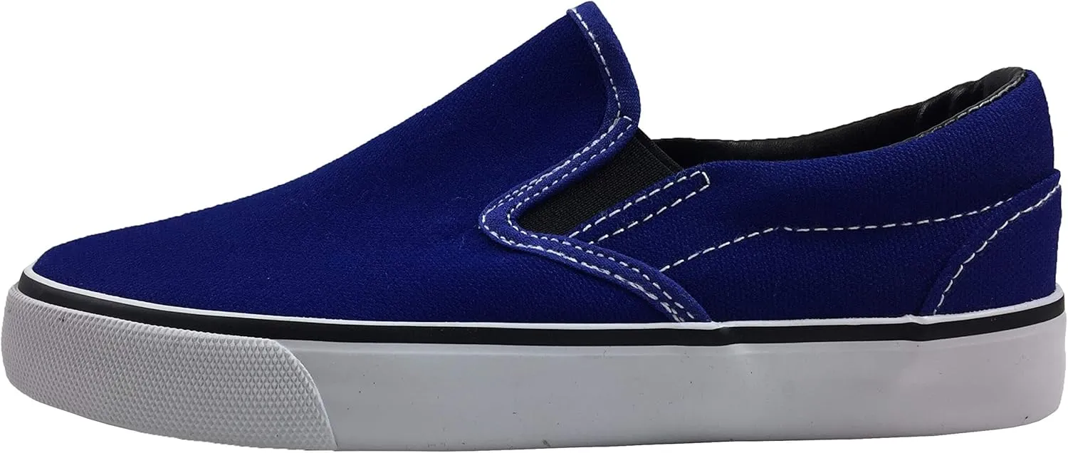 Kid's Classic Slip On Canvas Sneaker Tennis Shoes