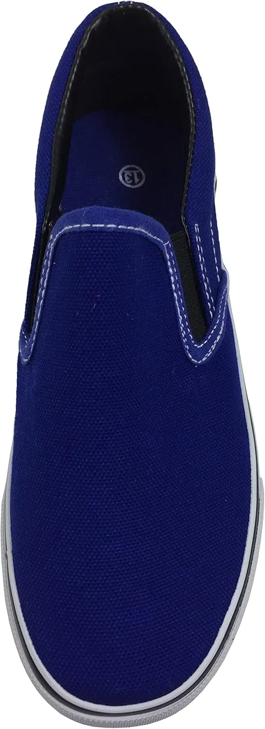Kid's Classic Slip On Canvas Sneaker Tennis Shoes