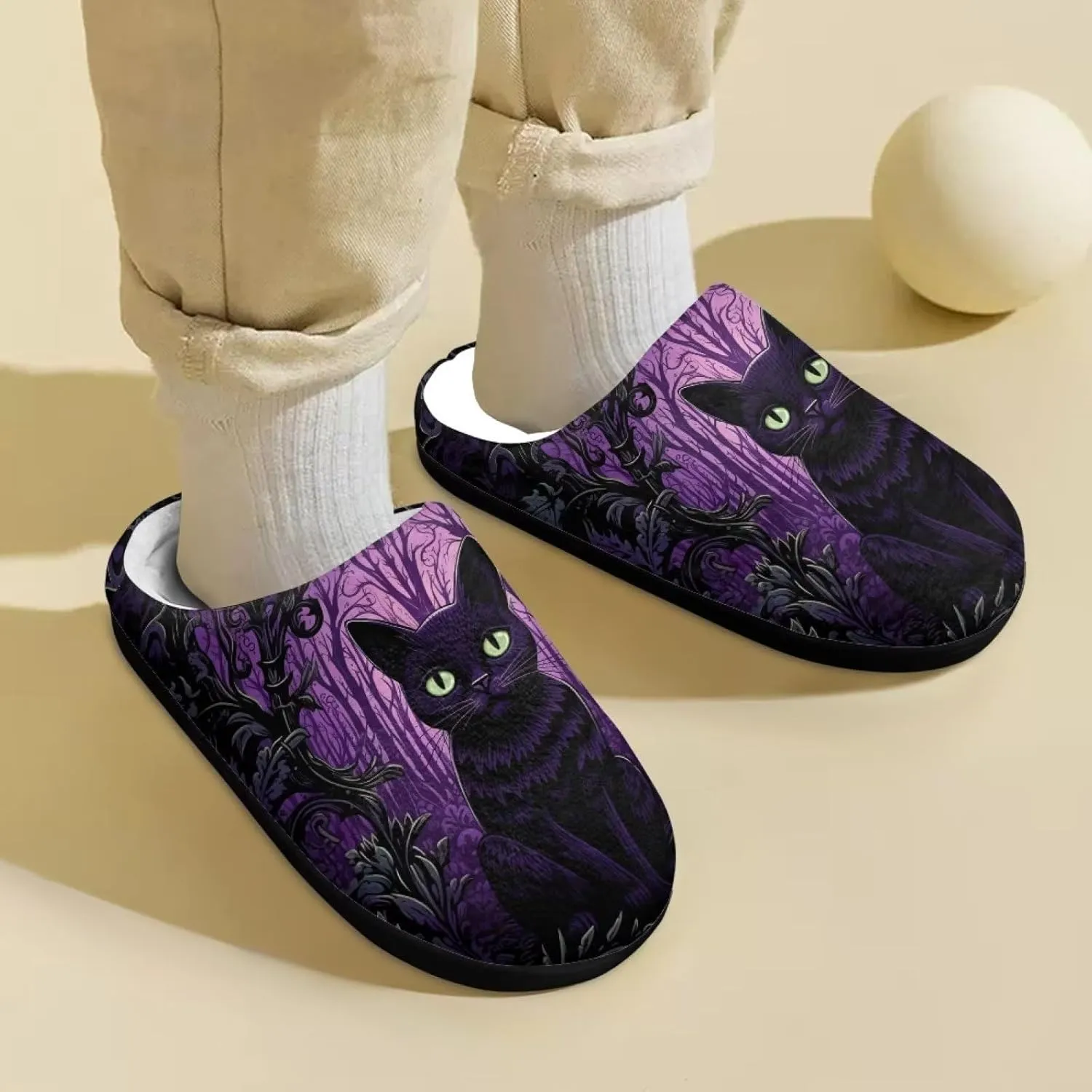 Kids House Slippers Comfort Fuzzy Slippers for Girls Boys Anti-slip Indoor Bedroom Slippers