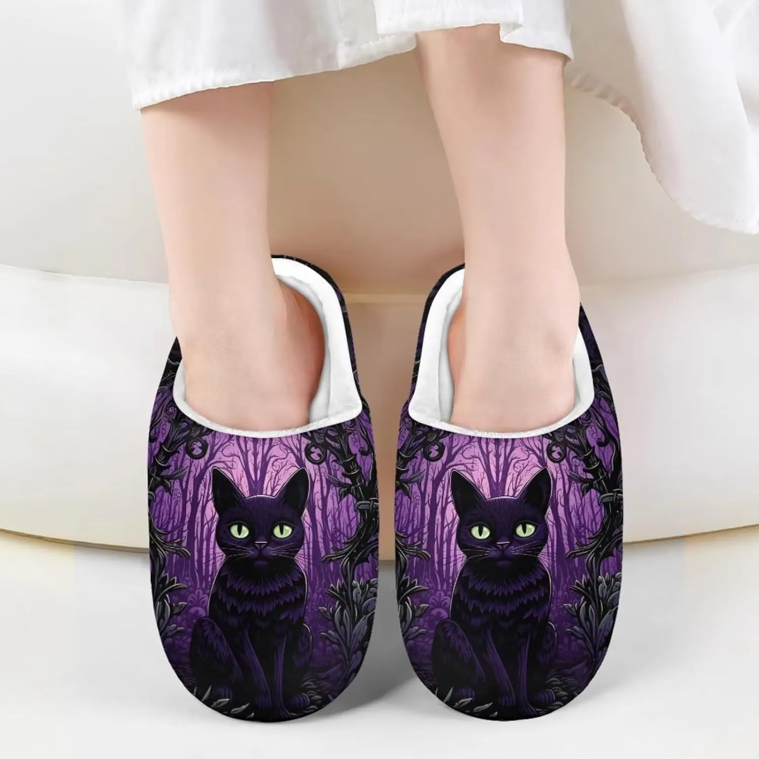 Kids House Slippers Comfort Fuzzy Slippers for Girls Boys Anti-slip Indoor Bedroom Slippers