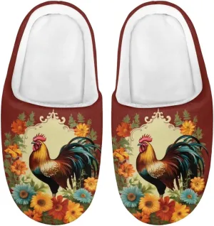 Kids House Slippers Size 9-14.5 Cute Slippers for Teen Girls Soft Plush Warm Bedroom Shoes